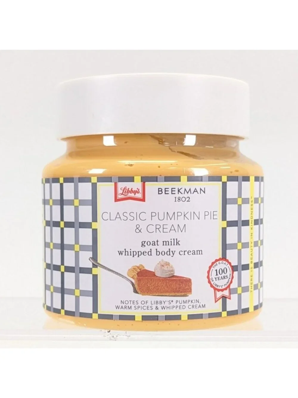 Beekman 1802 Whipped Body Cream 8 oz Classic Pumpkin Pie & Cream Goat Milk